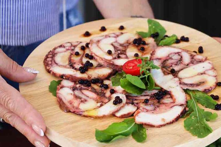 Carpaccio di polpo