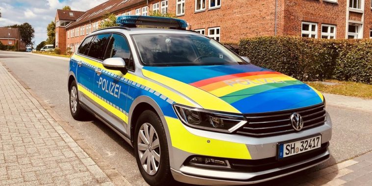 Polizei Regenbogen