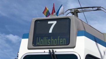 Zurich Pride Vollbeflaggung