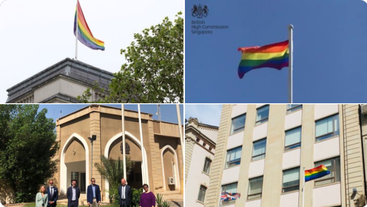 Regenbogenflagge in Irak