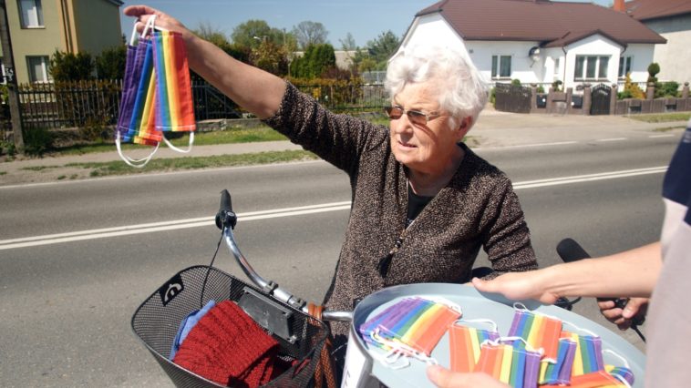 Regenbogenmasken