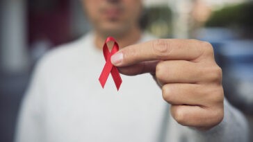 HIV rote Schleife