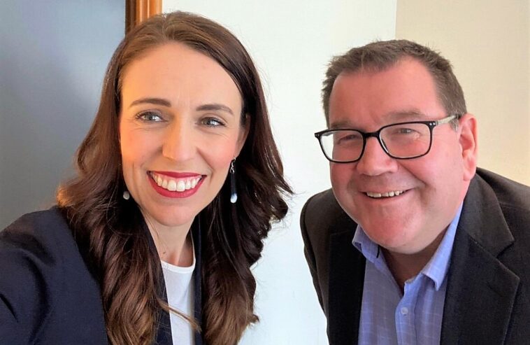 Jacinda Ardern und Grant Robertson