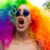pride haare regenbogen