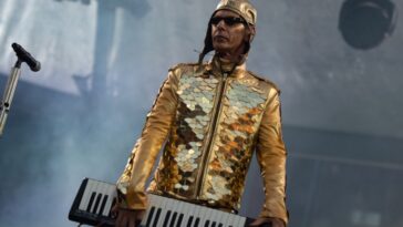 Rammstein-Keyboarder Flake (Foto: Christophe Gateau/dpa)