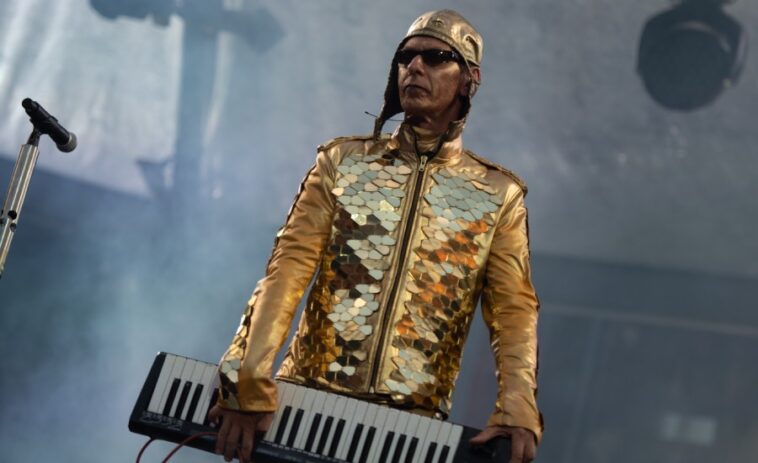 Rammstein-Keyboarder Flake (Foto: Christophe Gateau/dpa)