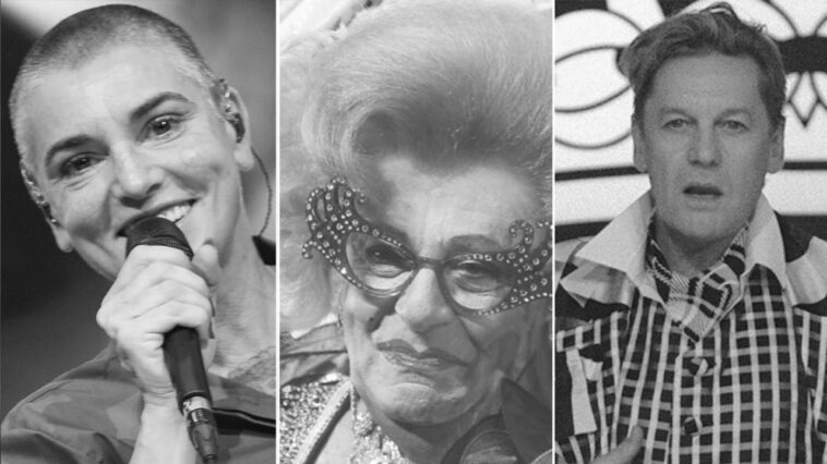 Sinéad O’Connor, Barry Humphries und Helmut Berger